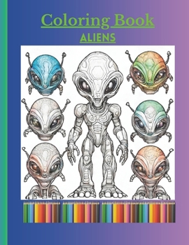 Paperback COLORING BOOK - Aliens Book