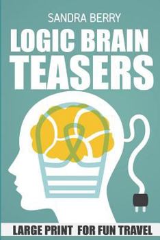 Paperback Logic Brain Teasers: Doppelblock Puzzles - Large Print For Fun Travel Book