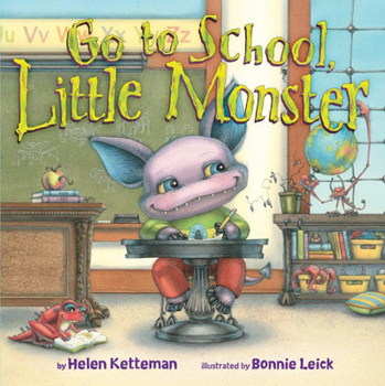 Hardcover Go to School, Little Monster Book