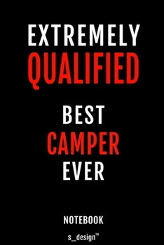 Notebook for Campers / Camper: awesome handy Note Book [120 blank lined ruled pages]