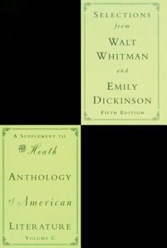 Paperback Selections from Walt Whitman and Emily Dickinson Book