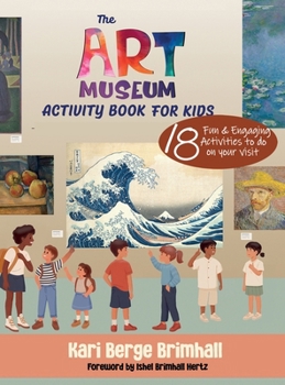 Hardcover Art Museum Activity Book for Kids Book