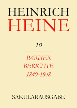 Hardcover Pariser Berichte 1840-1848 [German] Book