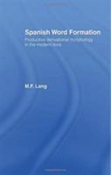 Paperback Spanish Word Formation Book