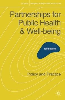 Paperback Partnerships for Public Health and Well-being: Policy and Practice Book