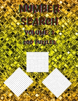 Paperback Number Search Volume 2: 200 Puzzles to Challenge Your Brain and Beat Boredom Book