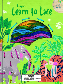 Board book Tropical Learn to Lace Book