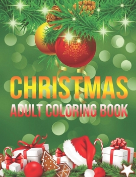 Paperback Christmas Adult Coloring Book: a beautiful colouring book with Christmas designs on a black background, for gloriously vivid colours (Merry Christmas Book