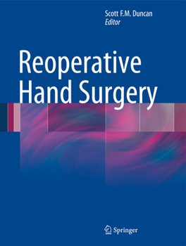 Hardcover Reoperative Hand Surgery Book