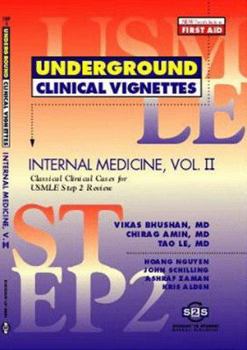 Paperback Underground Clinical Vignettes - Internal Medicinevol II Book