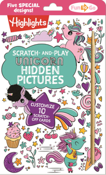 Paperback Scratch-And-Play Unicorn Hidden Pictures Book