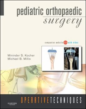 Paperback Operative Techniques: Pediatric Orthopaedic Surgery Book