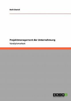 Paperback Projektmanagement der Unternehmung [German] Book