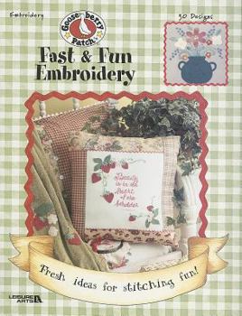 Paperback Gooseberry Patch: Fast & Fun Embroidery Book