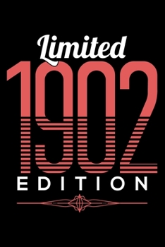 LIMITED 1902 EDITION: Dot Grid Journal, Diary, Notebook, 6x9 inches with 120 Pages.