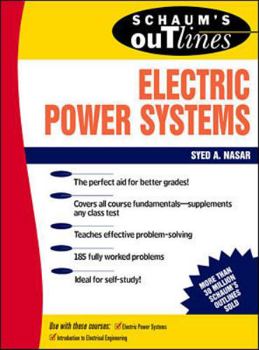 Paperback Schaum's Outline of Electrical Power Systems Book