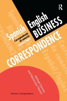 Hardcover Spanish/English Business Correspondence: Correspondecia de comercio Espanol/Ingles Book