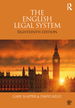 Paperback The English Legal System: 2015-2016 Book