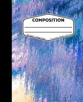 Paperback Composition: Abstract - College Ruled Composition Notebook Book