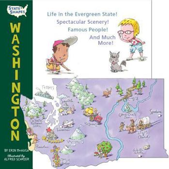Hardcover State Shapes: Washington Book