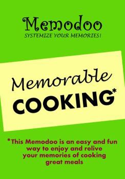 Paperback Memodoo Memorable Cooking Book