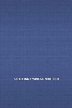 Sketching And Writing Notebook: Alternate Lined and Dual Blank Pages