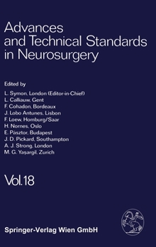 Hardcover Advances and Technical Standards in Neurosurgery 18 Book