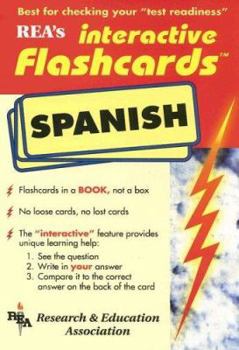 Paperback Spanish Interactive Flashcards Book (REA) [Spanish] Book