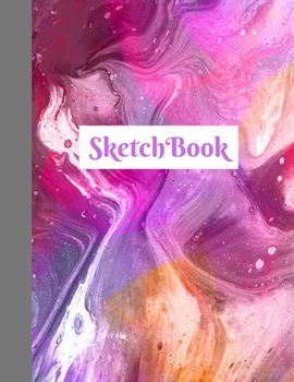 Sketchbook: Cute Lage Blank Drawing Sketchbook For Artists Painter Adults Teens Watercolor Paint Perfect Gifts 160 pages