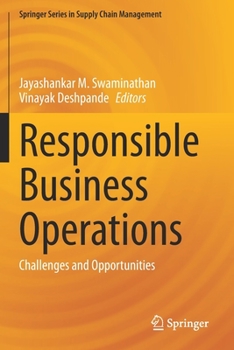 Paperback Responsible Business Operations: Challenges and Opportunities Book