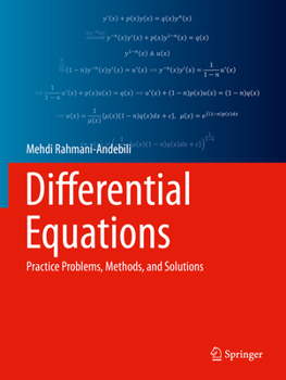 Paperback Differential Equations: Practice Problems, Methods, and Solutions Book