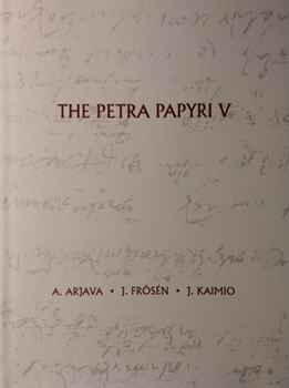 Hardcover The Petra Papyri V Book