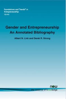 Paperback Gender and Entrepreneurship: An Annotated Bibliography Book