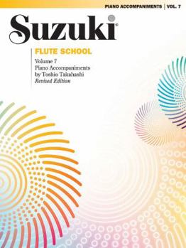 Paperback Suzuki Flute School Piano Acc., Volume 7 (International), Vol 7: Piano Acc. Book