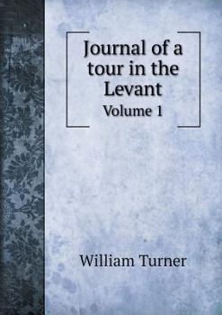 Paperback Journal of a tour in the Levant Volume 1 Book