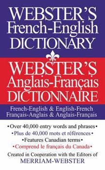 Paperback Webster's French-English Dictionary Book