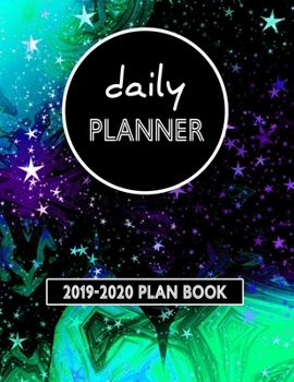 Paperback Daily Planner: 2019-2020 Plan Book: Weekly, Monthly, Page a Day Calendar and Organizer With An Agenda, Schedule, To-Do's, Notes, and Book