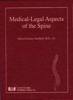 Hardcover Medical-Legal Aspects of the Spine Book