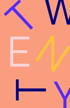 Twenty: 2020 Planner / Diary / Agenda (Jan - Dec) with monthly calendars + 2-page weekly spread (5,5 x 8,5 inches, durable softcover) - peachy - coral cover