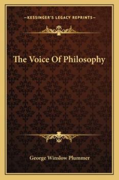 Paperback The Voice Of Philosophy Book