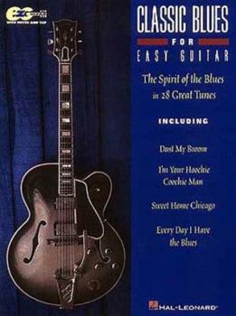 Paperback Classic Blues for Easy Guitar Book