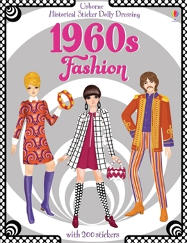 Historical Sticker Dolly Dressing 1960's Fashion - Book  of the Usborne Historical Sticker Dolly Dressing
