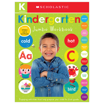 Paperback Kindergarten Jumbo Workbook: Scholastic Early Learners (Jumbo Workbook) Book
