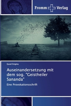 Paperback Auseinandersetzung mit dem sog. "Geistheiler Sananda" [German] Book