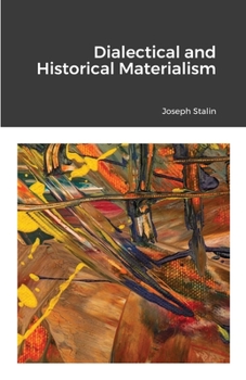 Paperback Dialectical and Historical Materialism Book