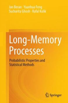 Hardcover Long-Memory Processes: Probabilistic Properties and Statistical Methods Book