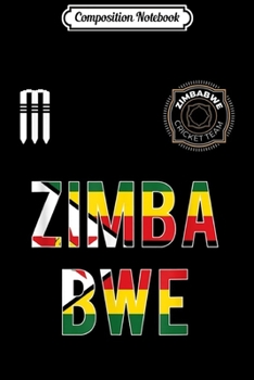 Paperback Composition Notebook: Zimbabwe Cricket Zimbabwean Chevrons 2019 Fan Jersey Journal/Notebook Blank Lined Ruled 6x9 100 Pages Book