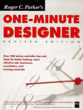 Paperback Roger C. Parker's One-Minute Designer Book