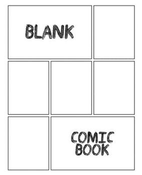 Paperback Blank Comic Book: Draw Your Own Comics - A Large 7.5"x9.25" Notebook and Sketchbook for Kids and Adults to Unleash Creativity Book