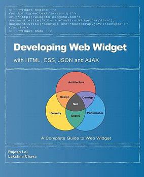 Paperback Developing Web Widget with HTML, CSS, JSON and AJAX: A Complete Guide to Web Widget Book